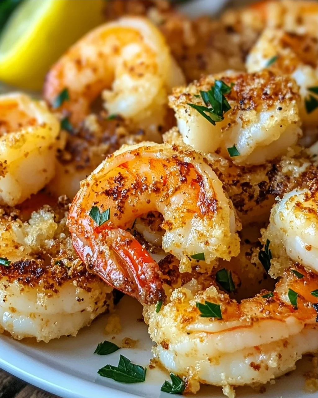 Air Fryer Knoblauch Parmesan Garnelen