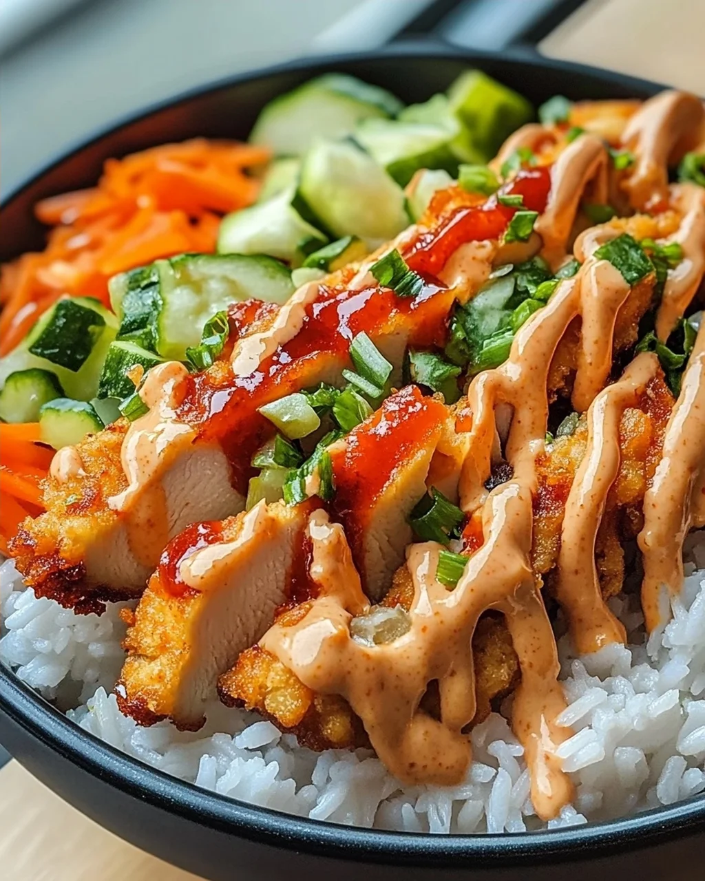 Bang Bang Chicken Bowl: Geschmacksexplosion, einfach kochen!