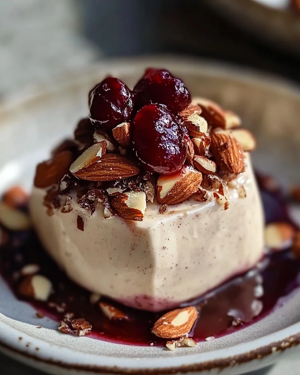 Cremiges Zimtparfait mit gebrannten Mandeln genießen!