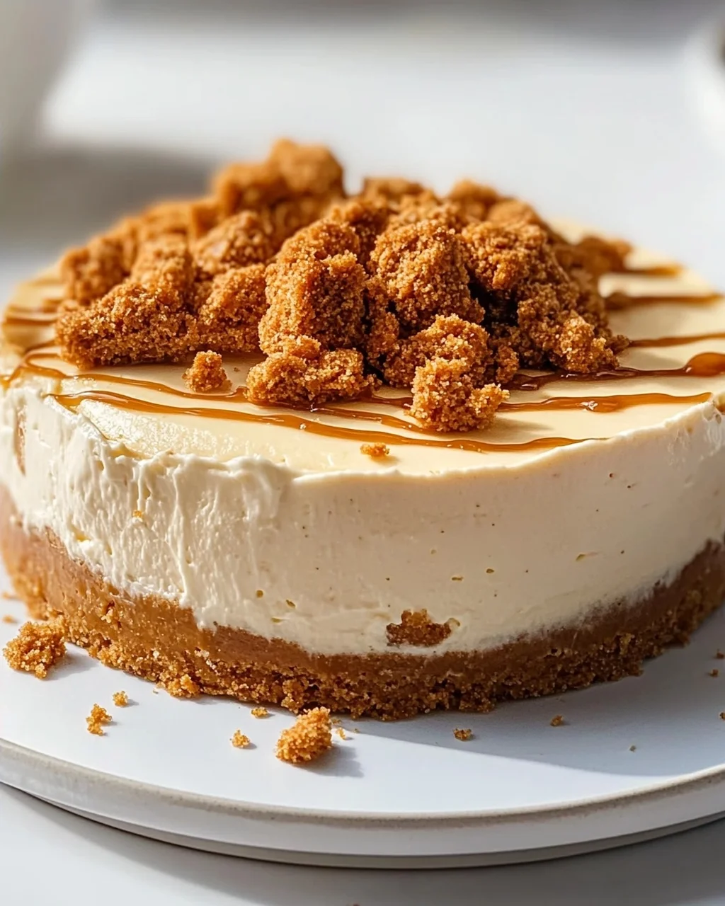 Einfacher Biscoff Cheesecake: Cremig-leckerer Genuss ohne Backen!