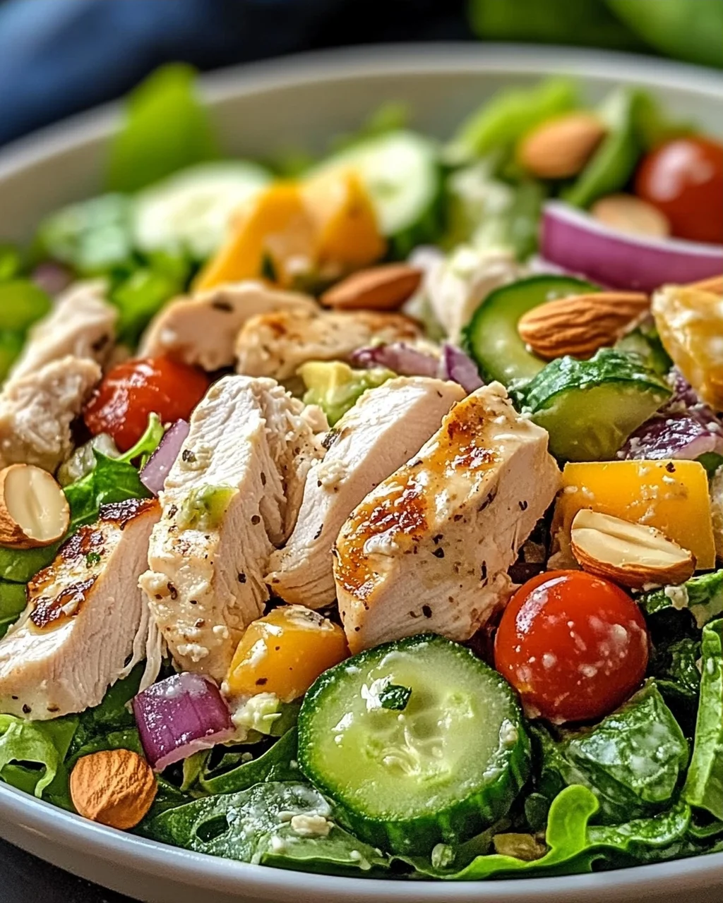 Einfacher Hähnchen Salat