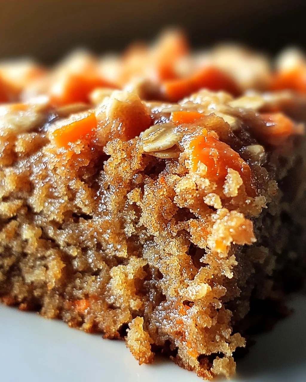 Einfacher Mehlfreier Haferflocken Karottenkuchen