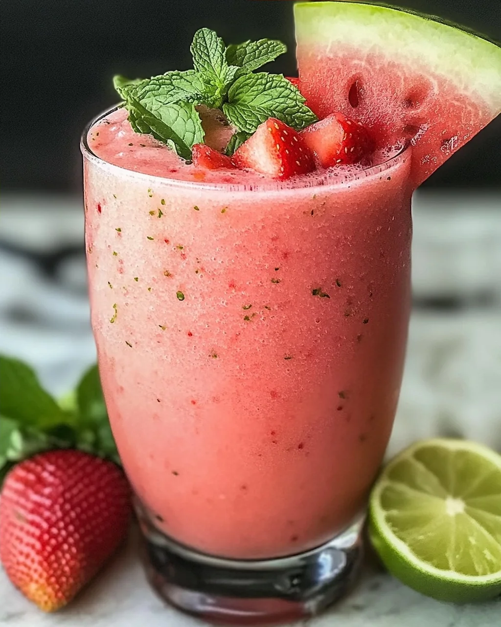 Erfrischender Wassermelonen-Smoothie für den Sommer