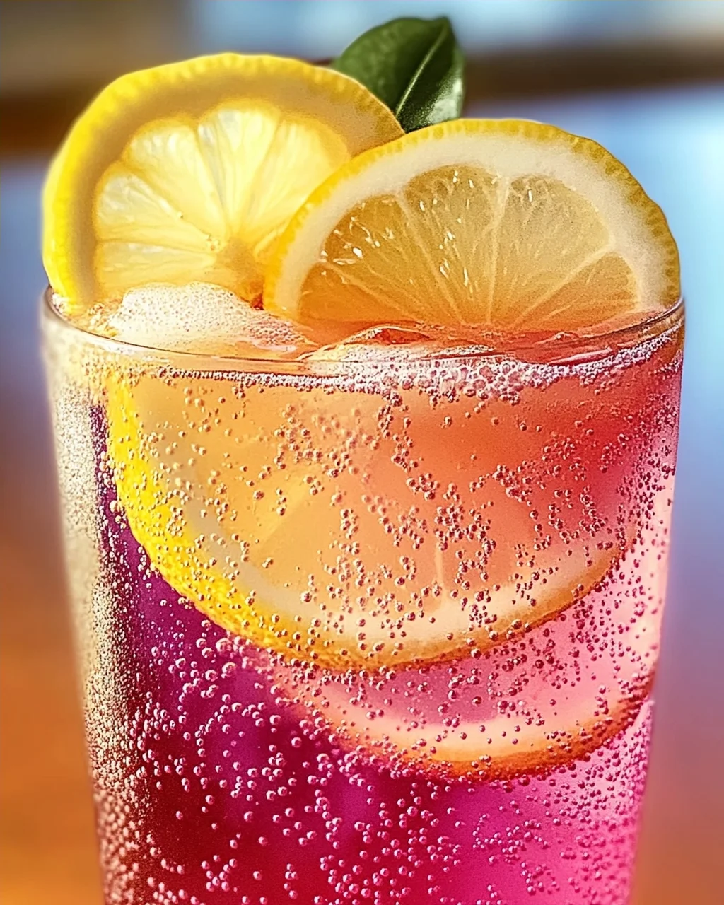 Erfrischendes Honig Zitrone Rosa Soda Rezept