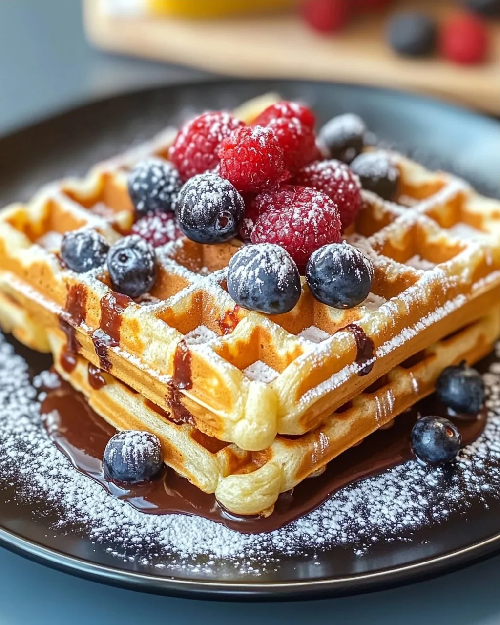 Fluffige Waffeln