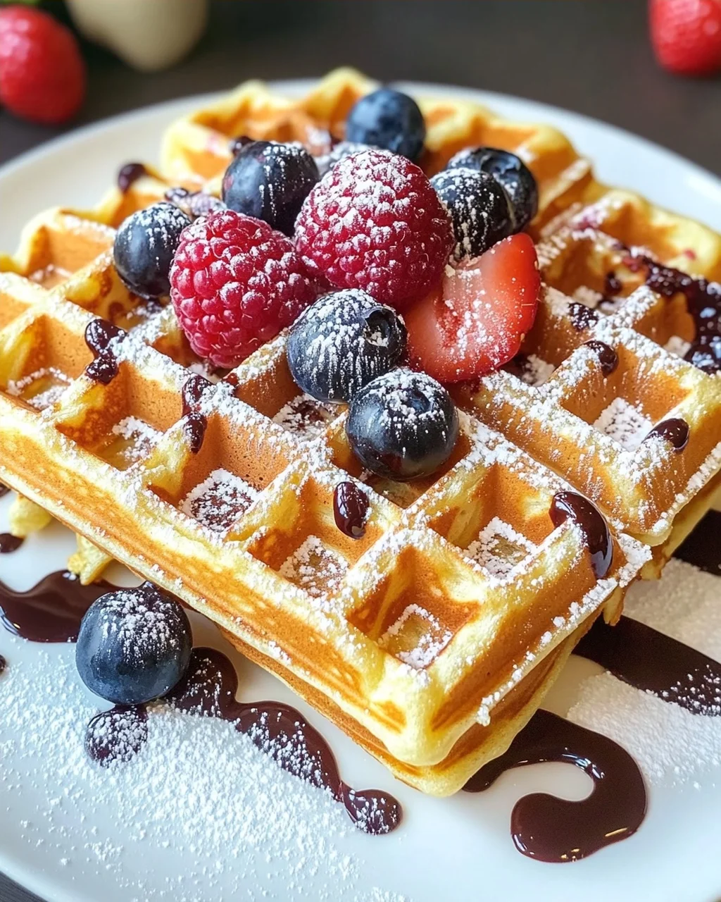 Fluffige Waffeln