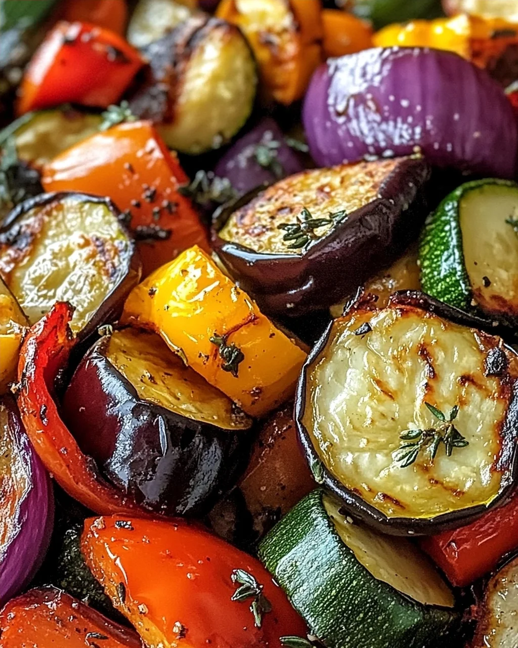 Geröstetes mediterranes griechisches Gemüse genießen