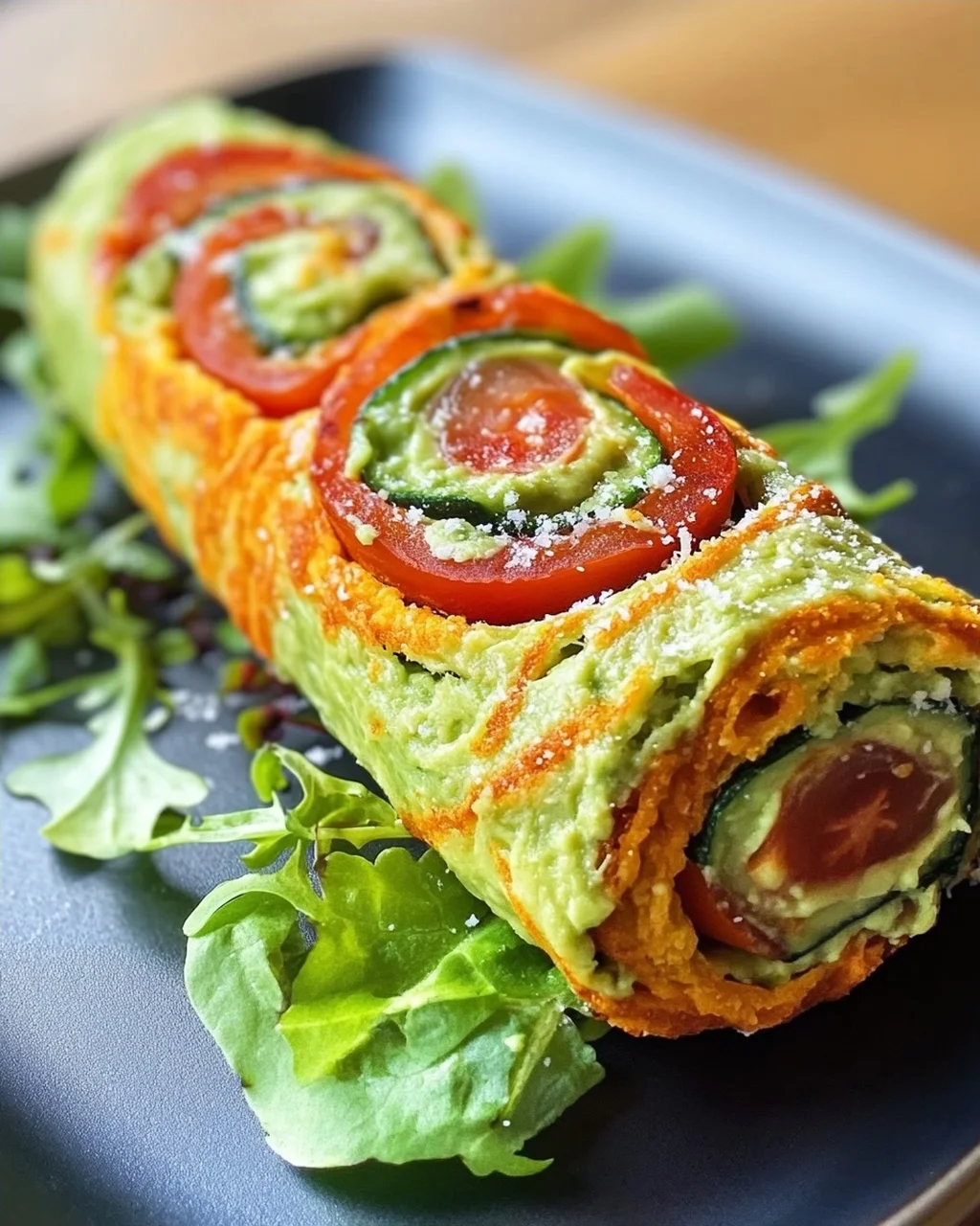 Gesunde Gemüse-Rolle mit Avocadocreme – Lecker & Nahrhaft!
