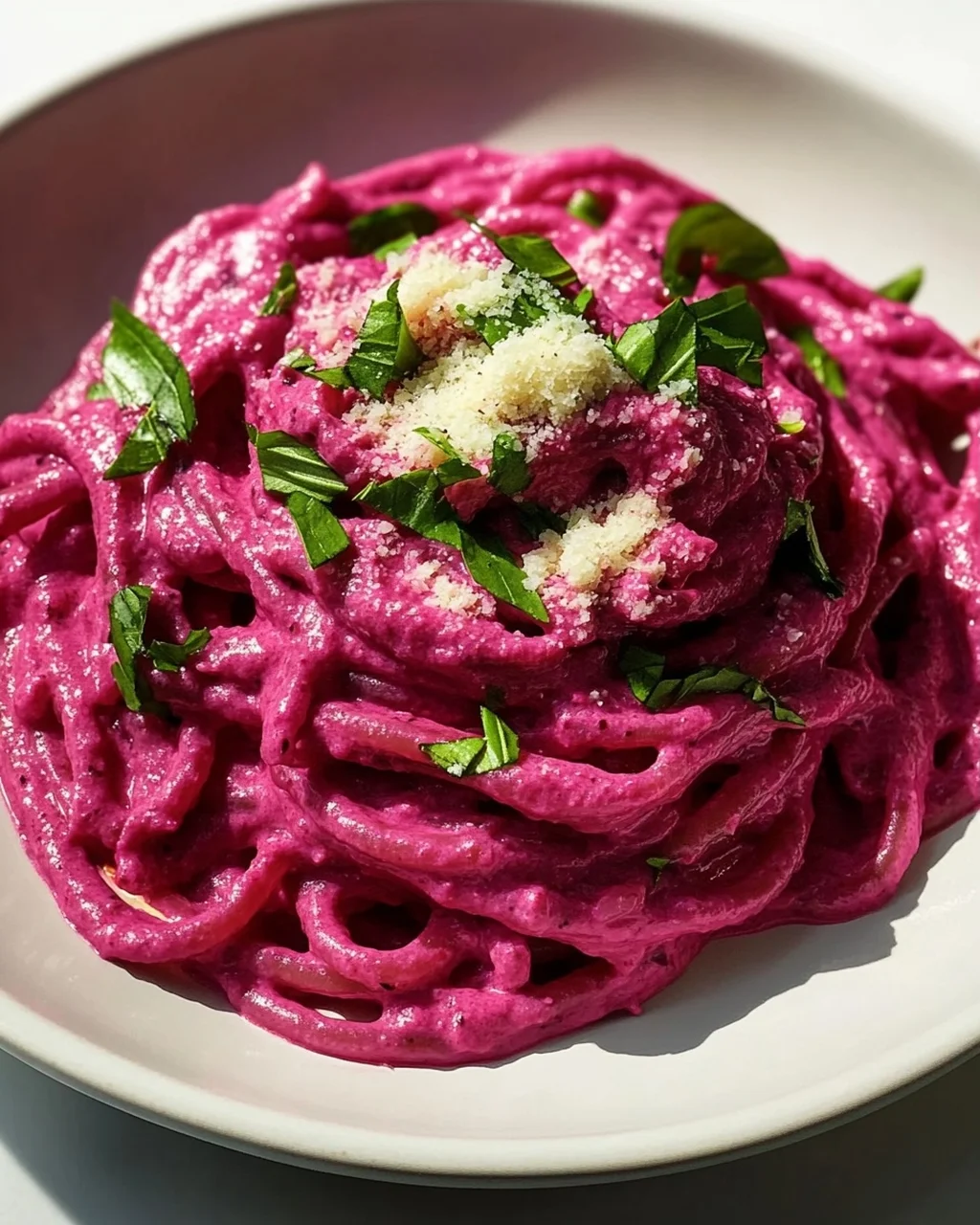 Gesunde Vegane Pink Pasta: Schnell, gesund & super lecker!