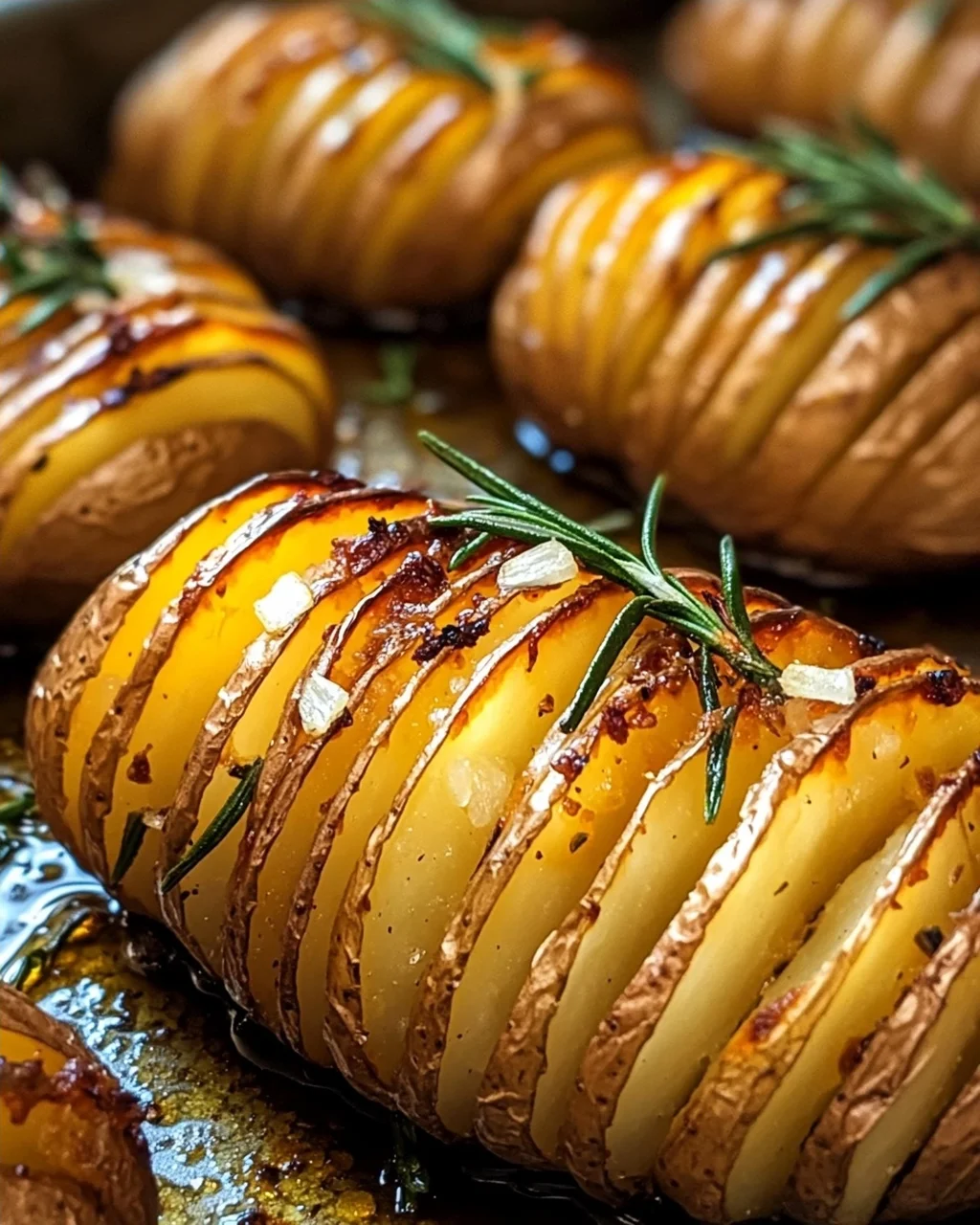 Fächerkartoffeln / Hasselback-Kartoffeln