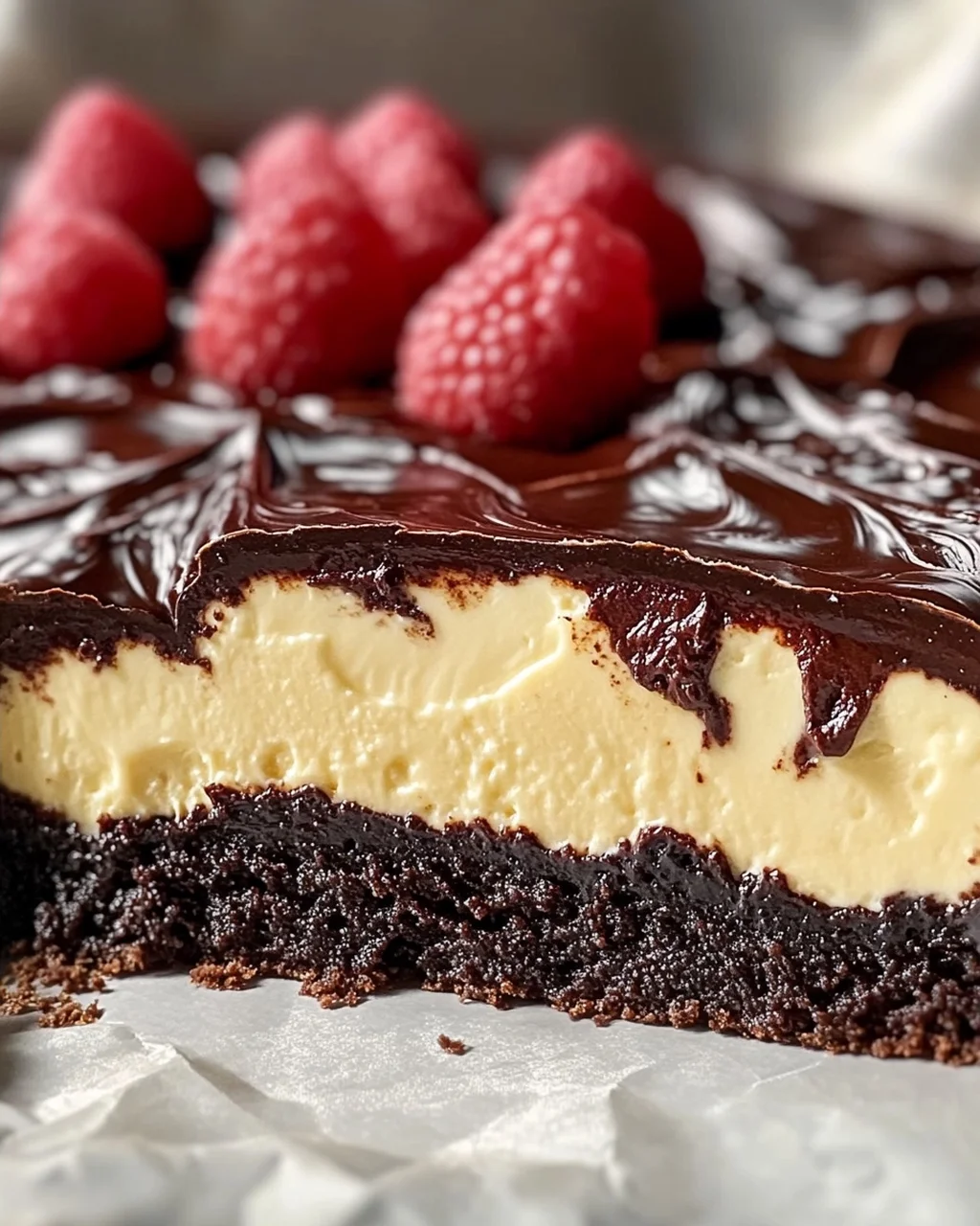 Himnon-Alkoholfreies Bier Brownie Cheesecake: Ein Genuss!
