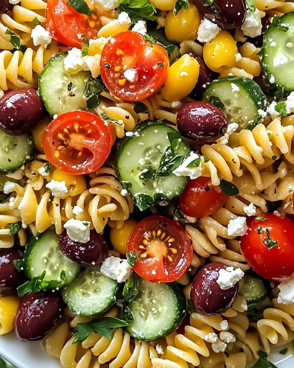 Irresistibler Mediterraner Nudelsalat für den Sommer