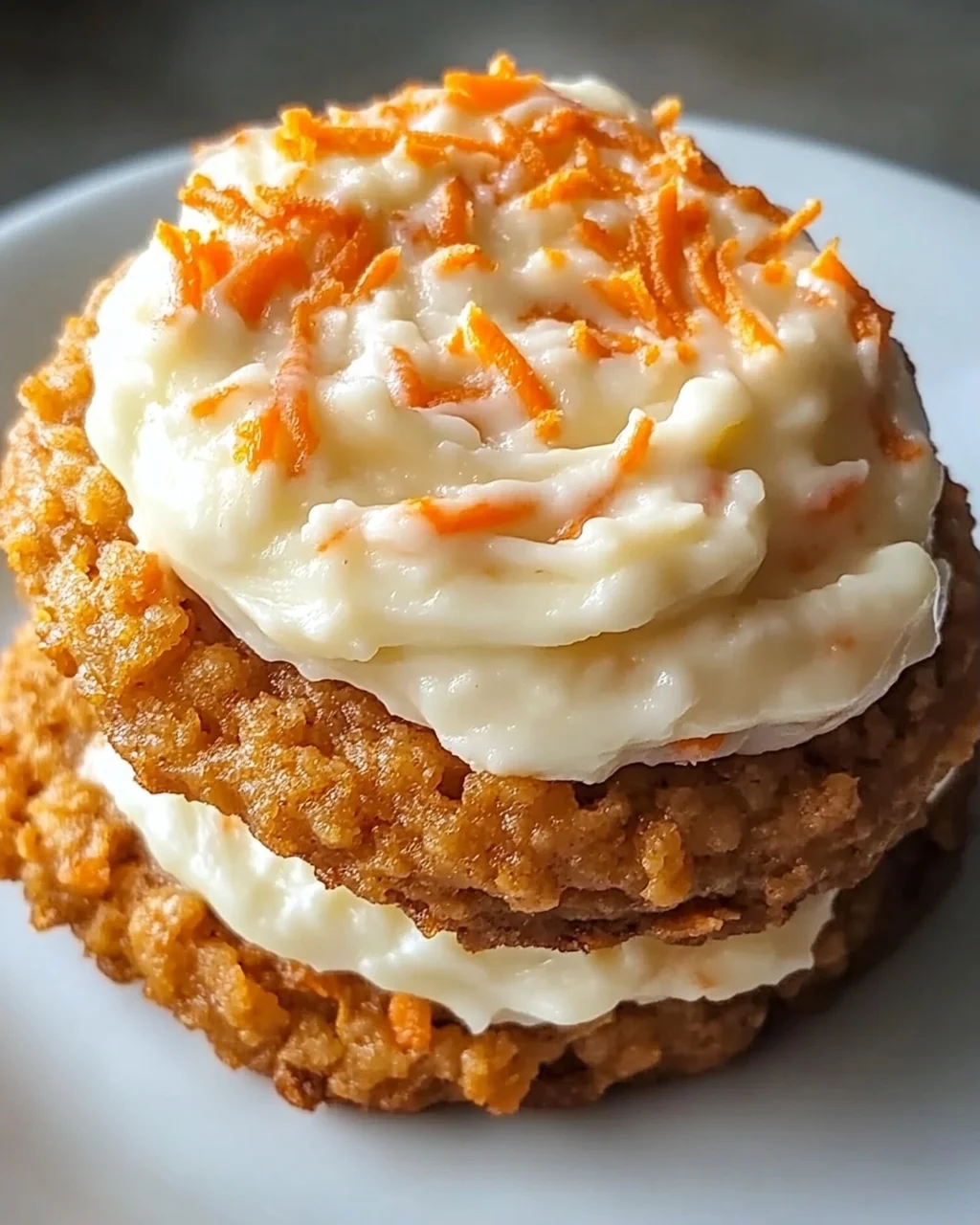 Karottenkekse mit Frischkäse-Frosting genießen