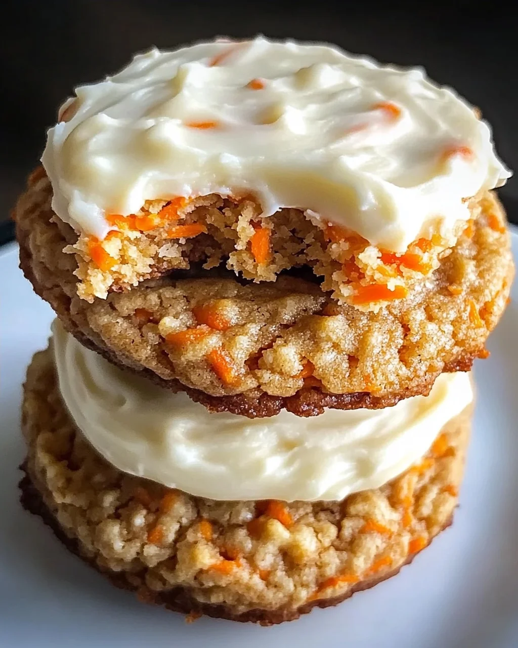 Karottenkekse mit Frischkäse-Frosting genießen