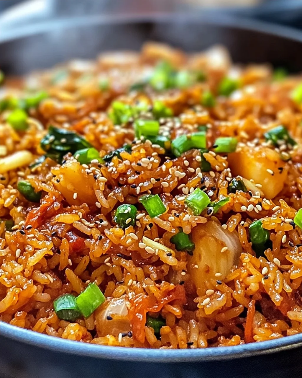 Kimchi gebratener Reis: Schnelles und köstliches Rezept