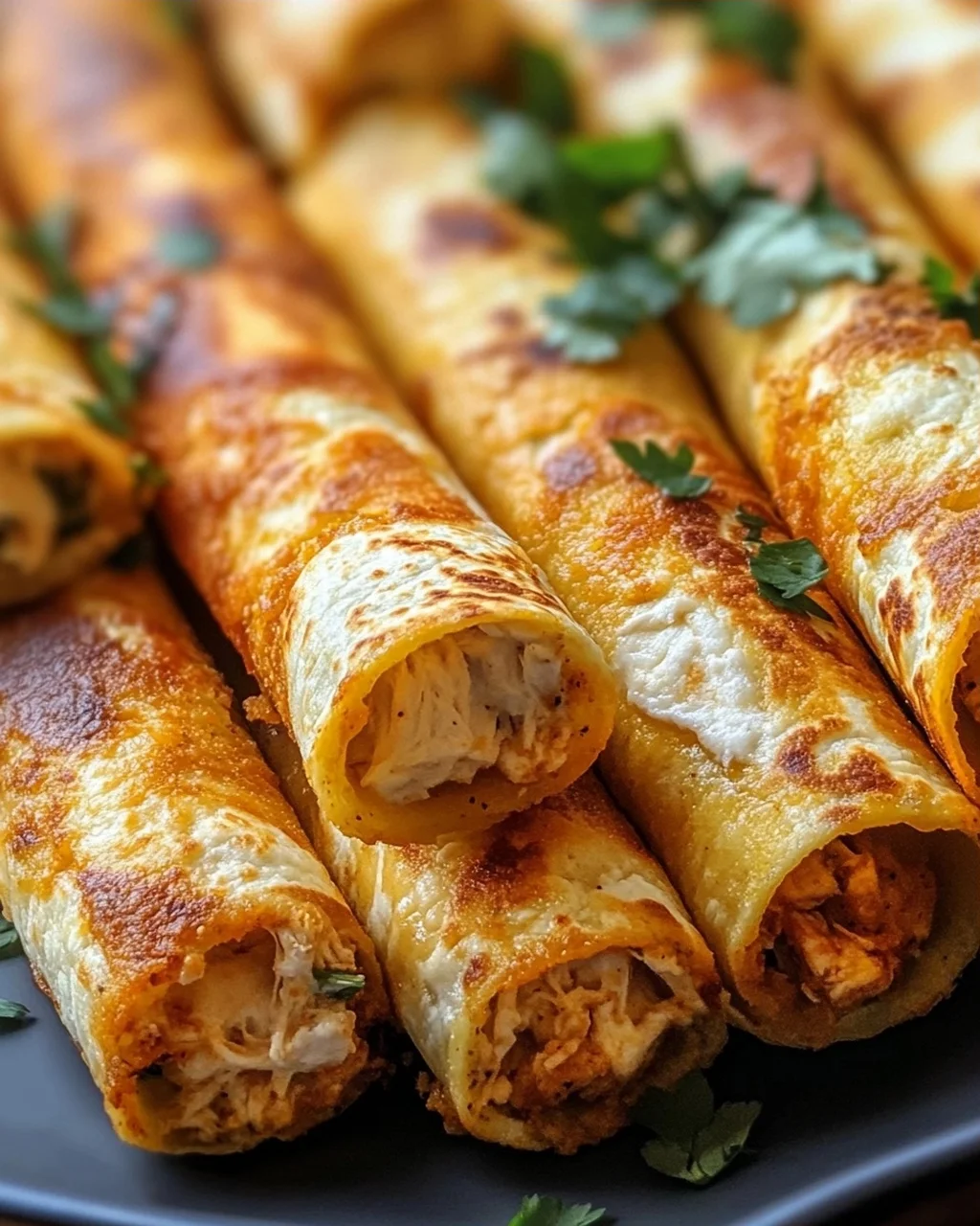 Knusprige Hähnchen-Taquitos: Ofengebacken zum Genießen!