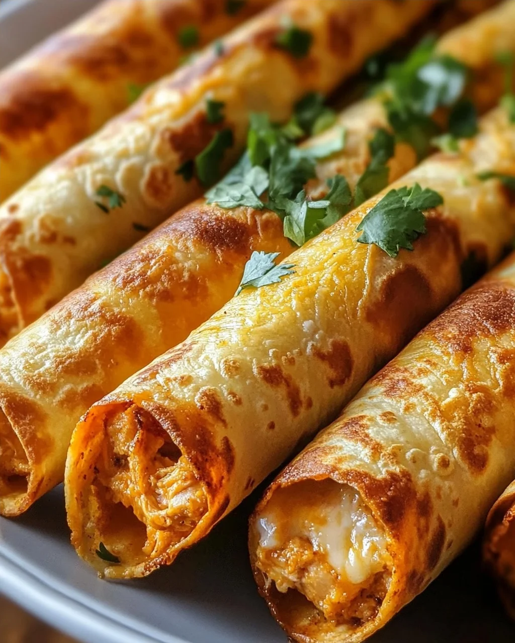 Knusprige Hähnchen-Taquitos: Ofengebacken zum Genießen!