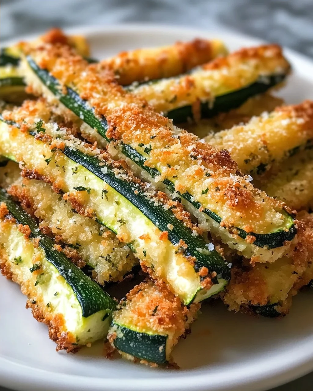 Knusprige Knoblauch-Parmesan Zucchini Fries – Einfach & Lecker