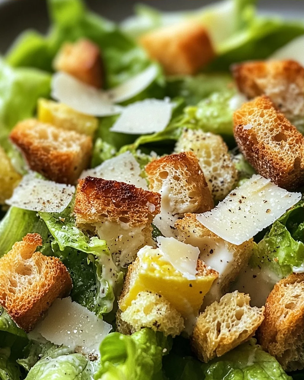 Knuspriger Caesar-Salat