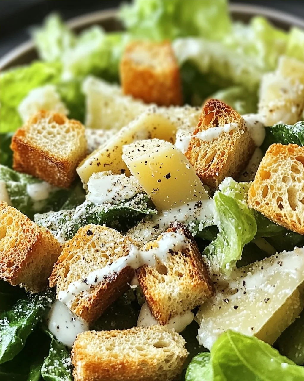 Knuspriger Caesar-Salat