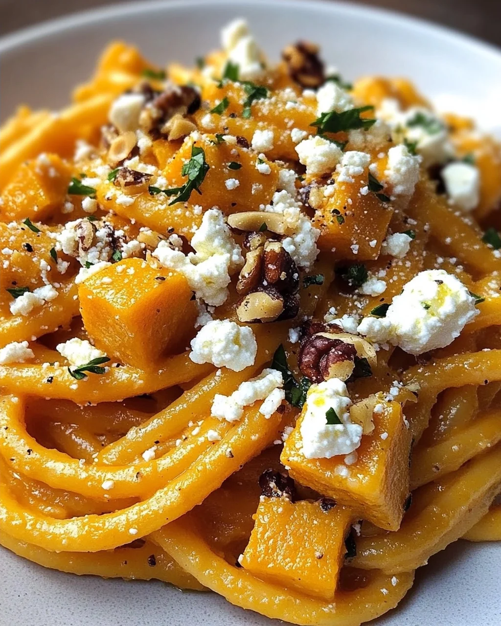 Kürbis Nudeln Mit Feta: Einfaches & Leckeres Herbstgericht!
