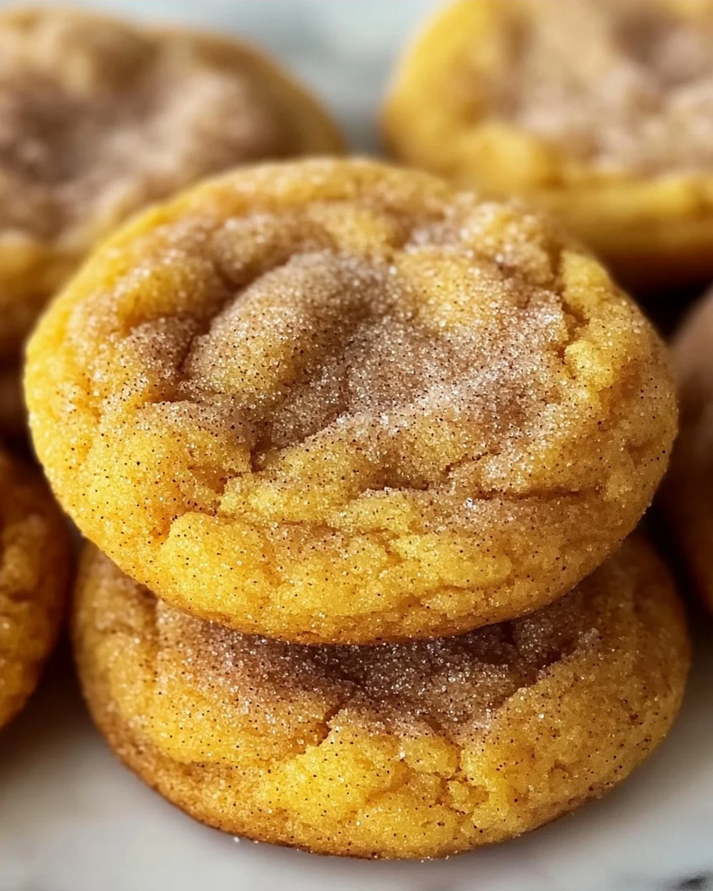 Kürbis Snickerdoodle Cookies
