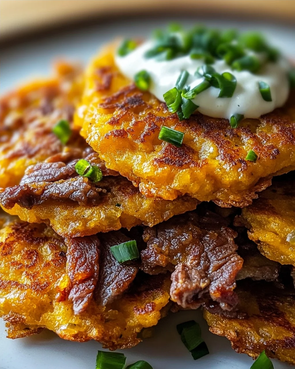 Kürbispuffer mit Rind & Kürbis: Rustikal & Herzhaft