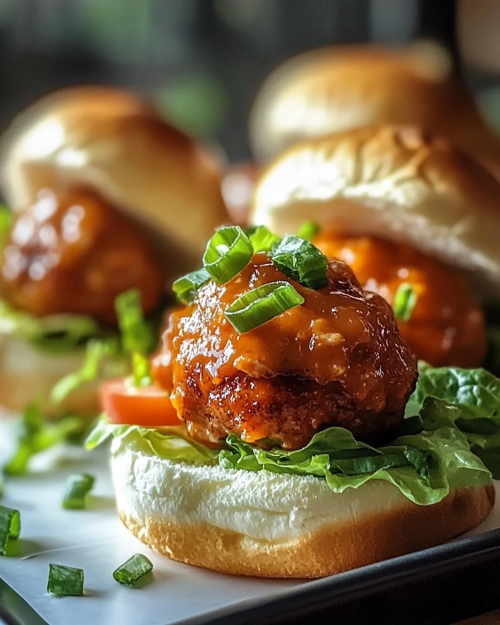 Leckere Buffalo Chicken Meatball Sliders für jeden Anlass