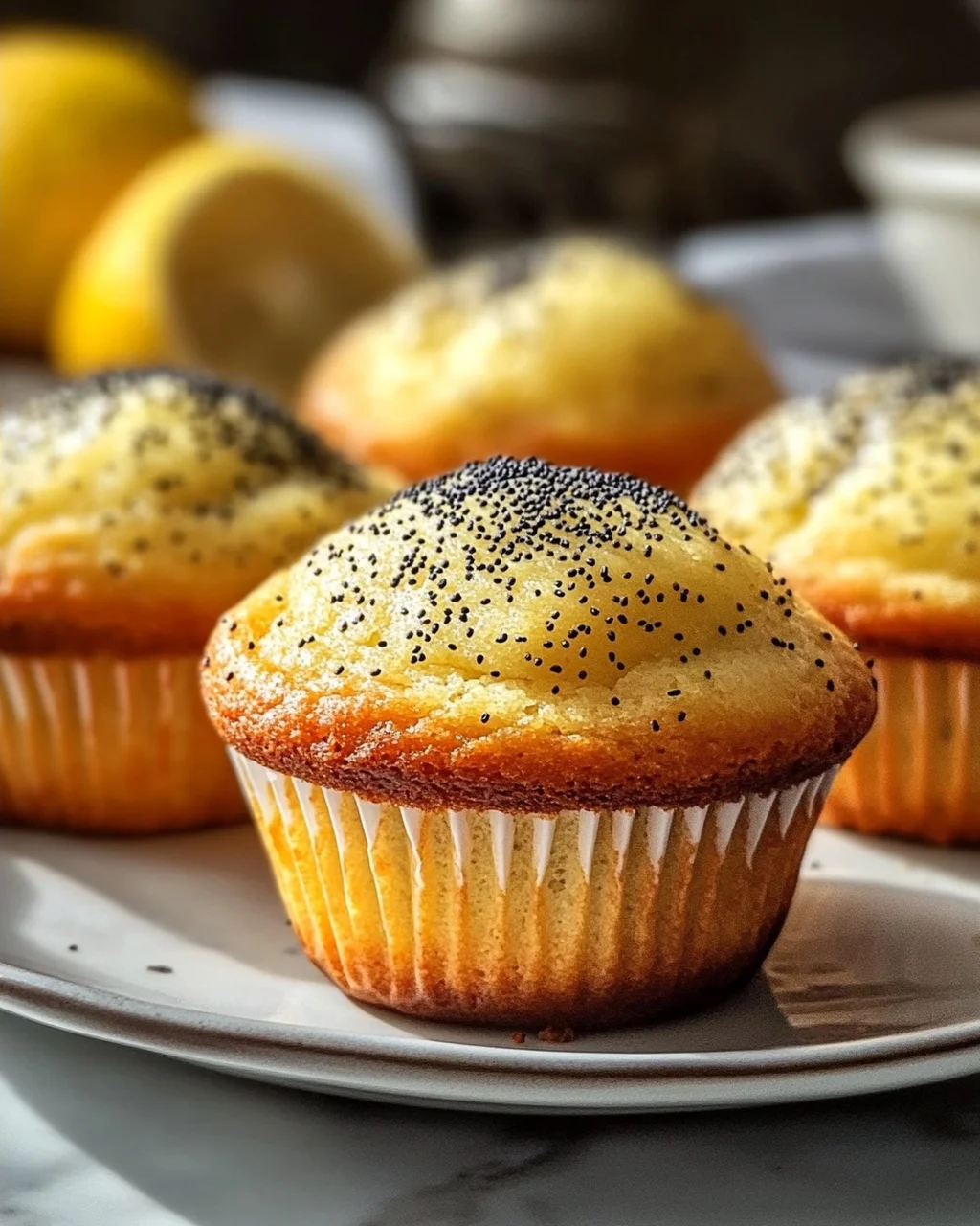 Lemon Poppy Seed Frühstücksmuffins – Frisch & lecker!