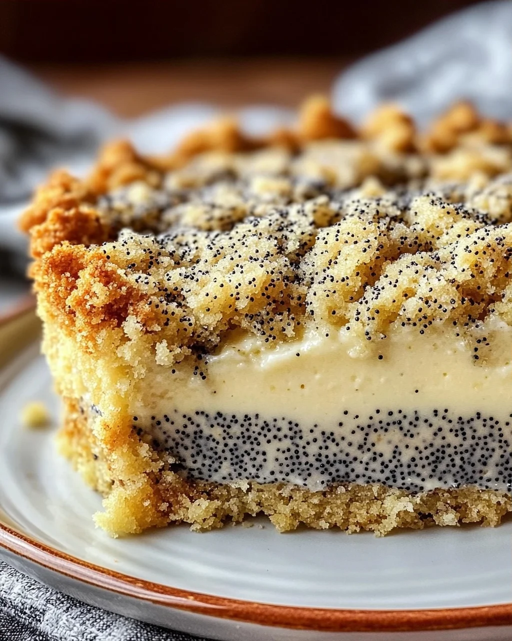 Mohnkuchen mit Streusel