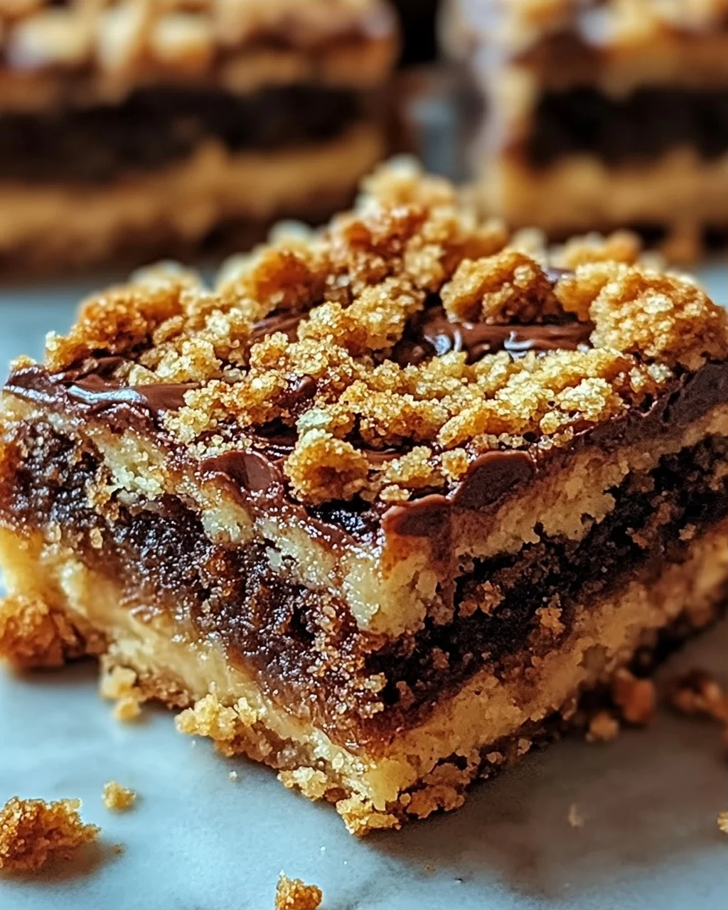 Nutella-Licious Krümelriegel