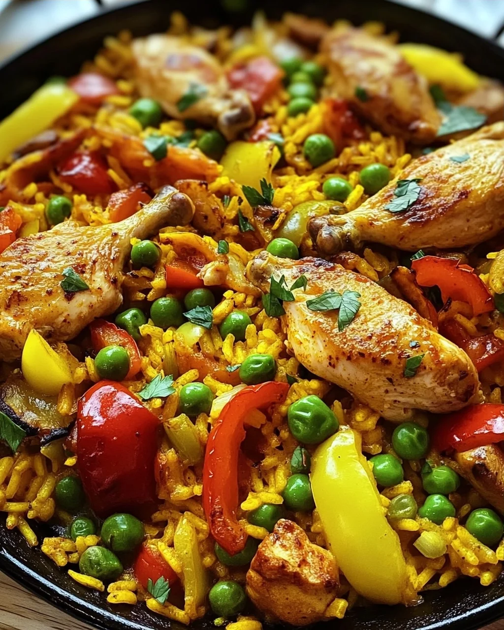 Paella mit Hähnchen