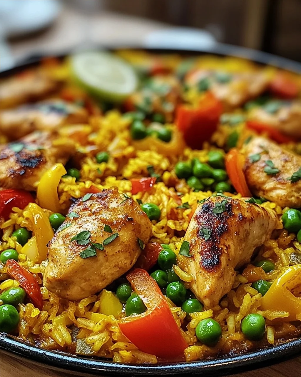 Paella mit Hähnchen