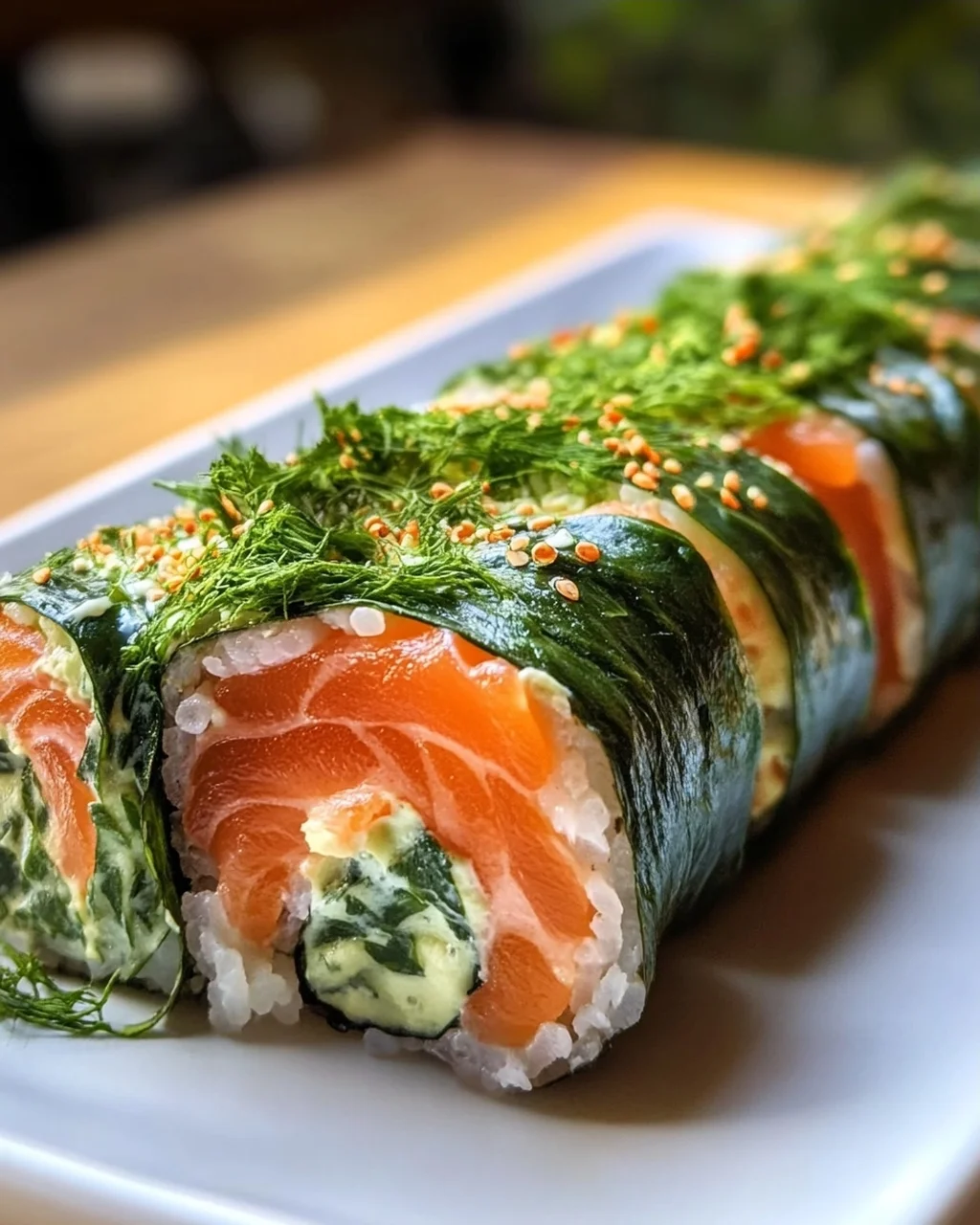 Spinat-Lachs-Rolle Low Carb Rezept: Einfach & lecker
