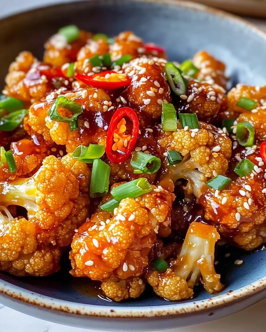 Sticky Sesame Cauliflower
