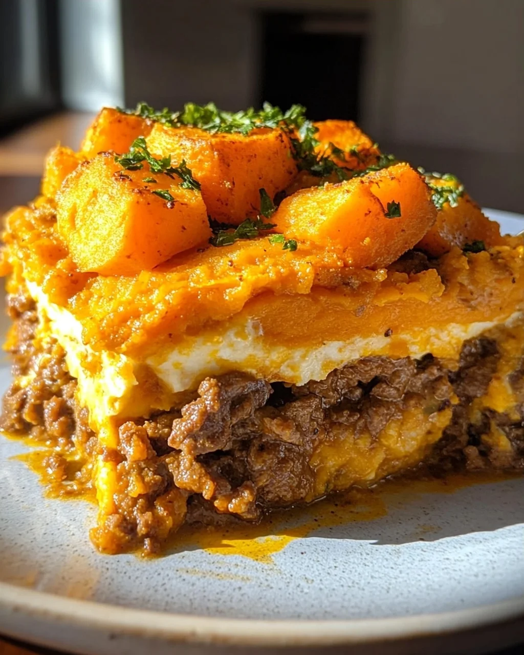 Süßkartoffel-Rinderhack-Curry Auflauf: Schnell & unwiderstehlich!