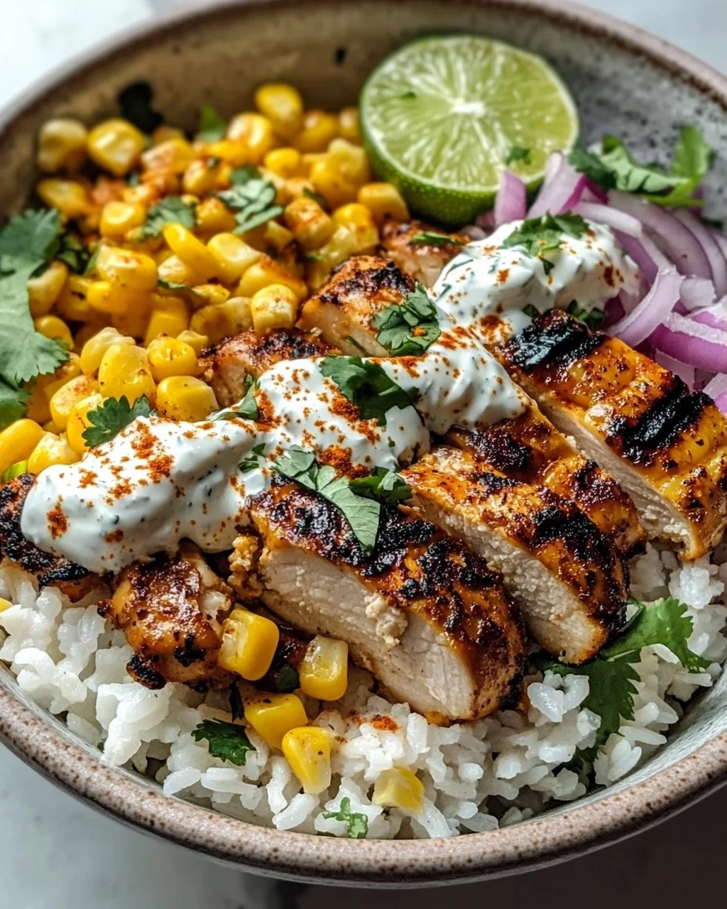 Tasty Street Corn Chicken Bowl