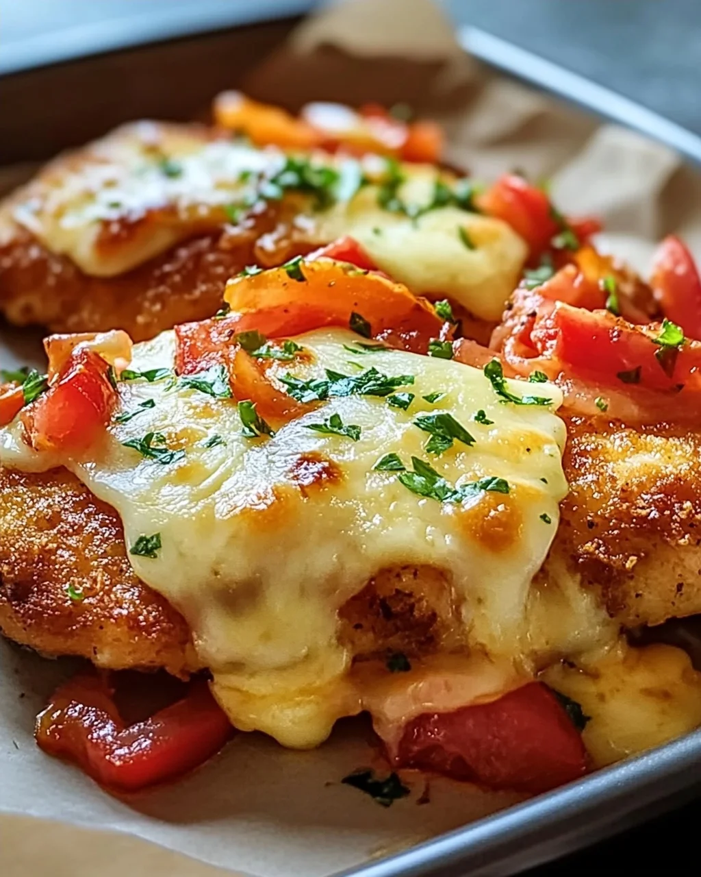 Überbackene Partyschnitzel aus dem Ofen – Ein Genuss!