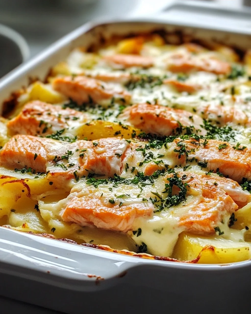 Zarter Lachs Auflauf mit Kartoffeln – Einfach und Lecker!