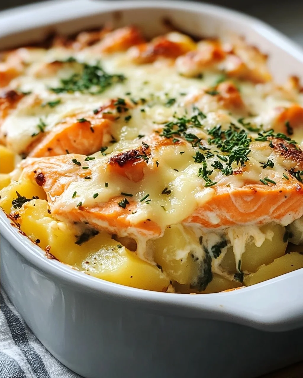 Zarter Lachs Auflauf mit Kartoffeln – Einfach und Lecker!