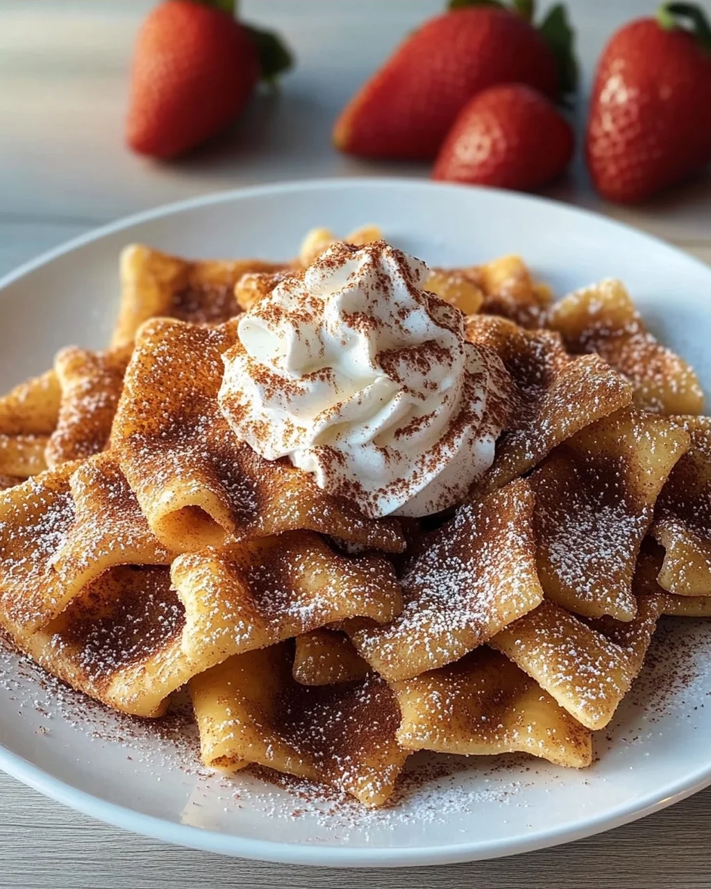Zimtige Pasta Chips