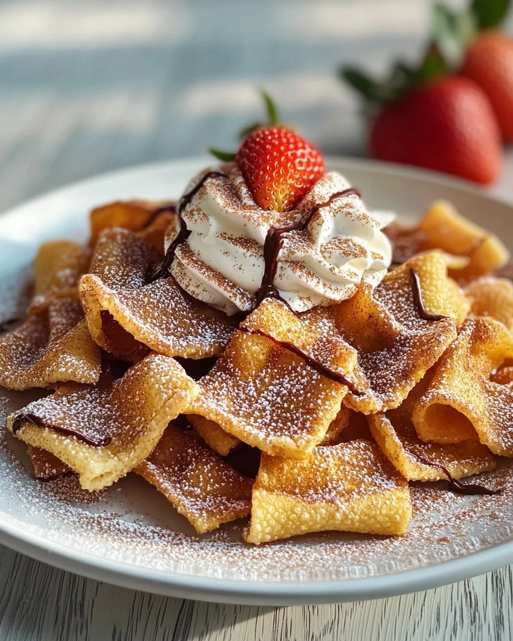Zimtige Pasta Chips