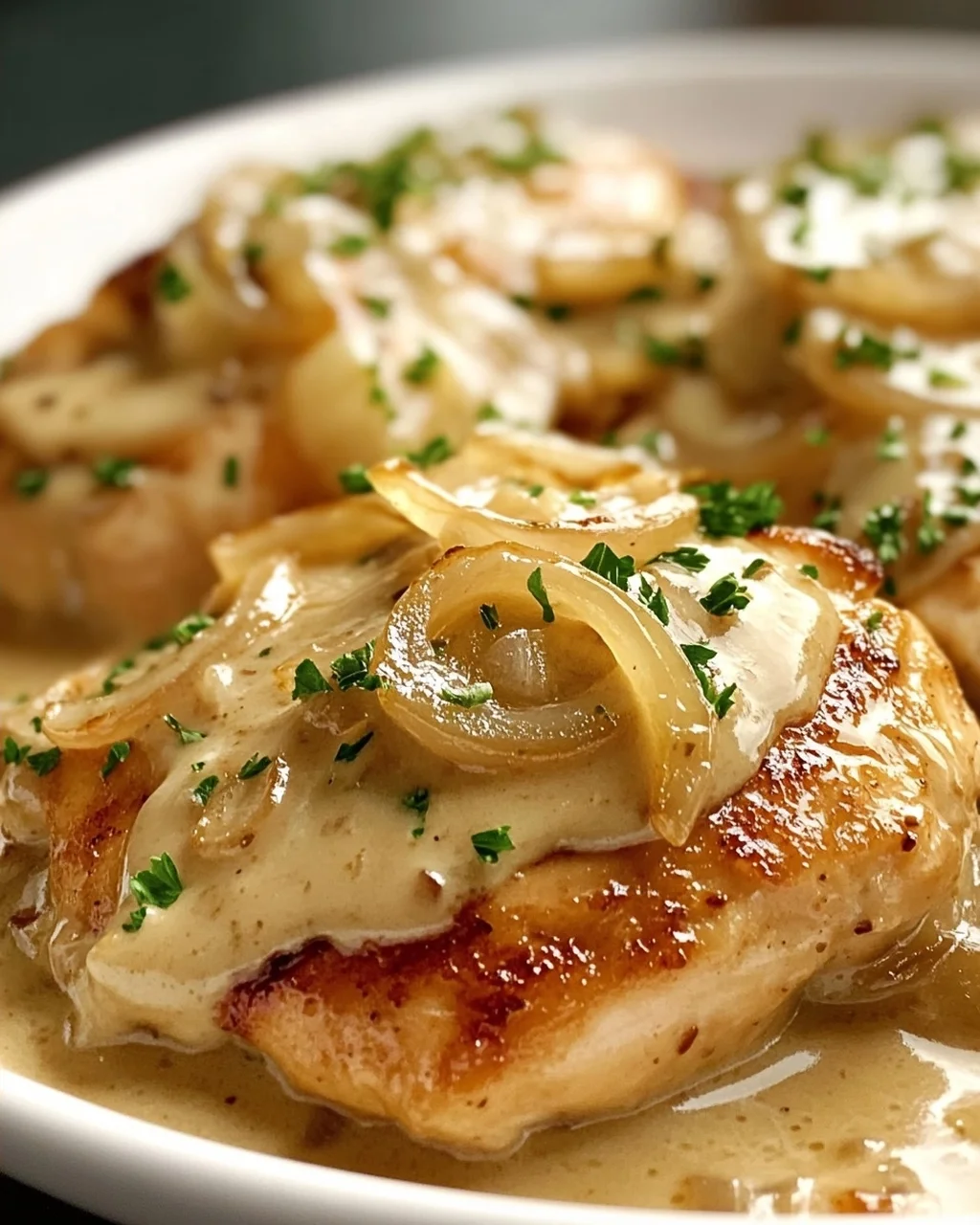 Zwiebel Sahne Hähnchen Rezept – Cremig & einfach lecker!